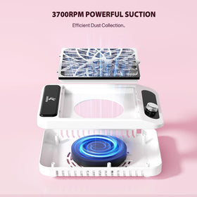 Kouzitop Nail Dust Collector lightweight and portable for travel