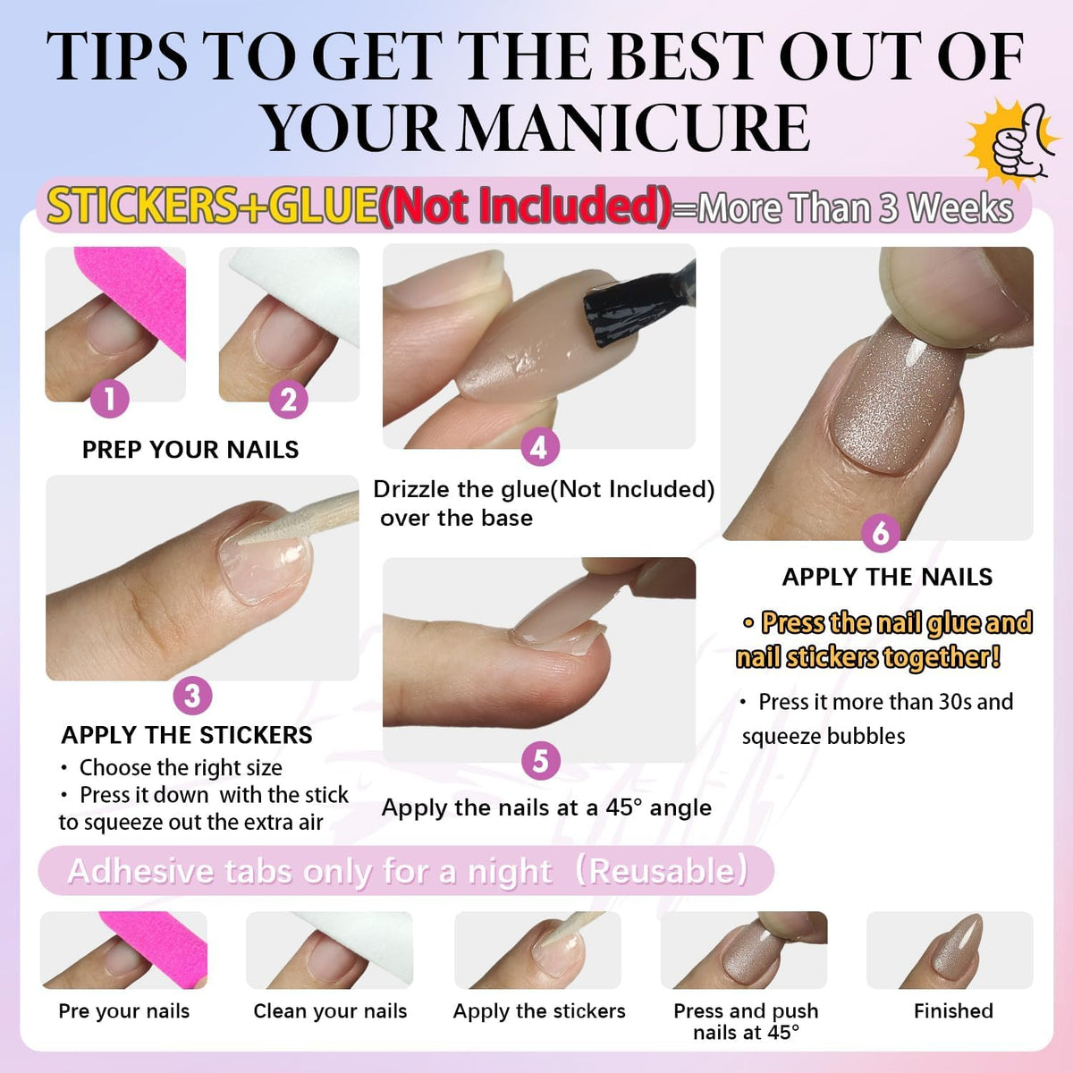 KQueenest Cat Eye Press on Nails with light reflection effect