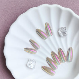 KQueenest press on nails in a decorative arrangement