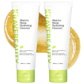 KraveBeauty Matcha Hemp Hydrating Cleanser 120 mL front view