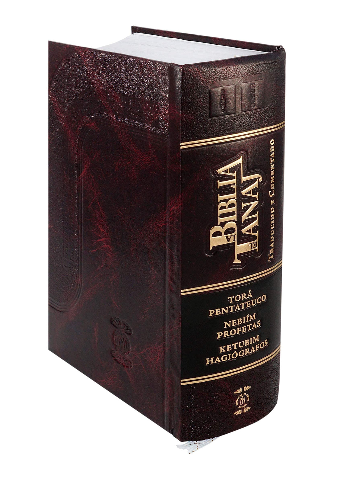 Krest Pro Care La Biblia Hebrea Completa open showing interior pages