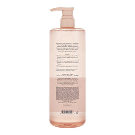 Kristin Ess Clarifying Detox Shampoo 1L back view