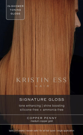 Kristin Ess Hair Copper + Auburn Hair Gloss front view