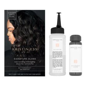 Kristin Ess Hair Gloss Bittersweet Dark Brunette packaging