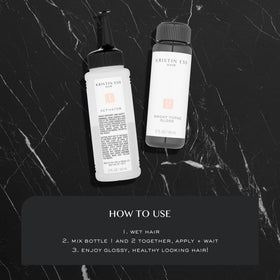 Kristin Ess Hair Gloss Black Iris product details