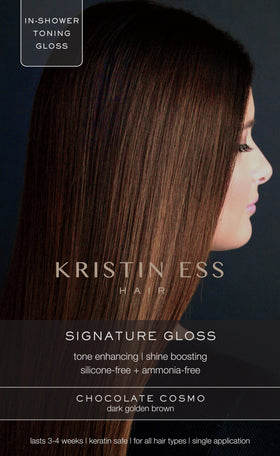 Kristin Ess Hair Gloss Chocolate Cosmo front view