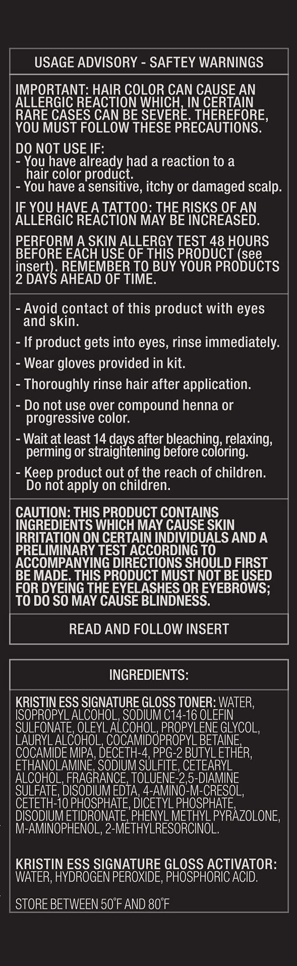 Kristin Ess Hair Gloss Winter Wheat application process in shower