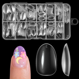 krofaue Short Kids Press on Nails assorted sizes and shapes