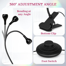 krofaue UV LED Nail Lamp detailed view of foot pedal