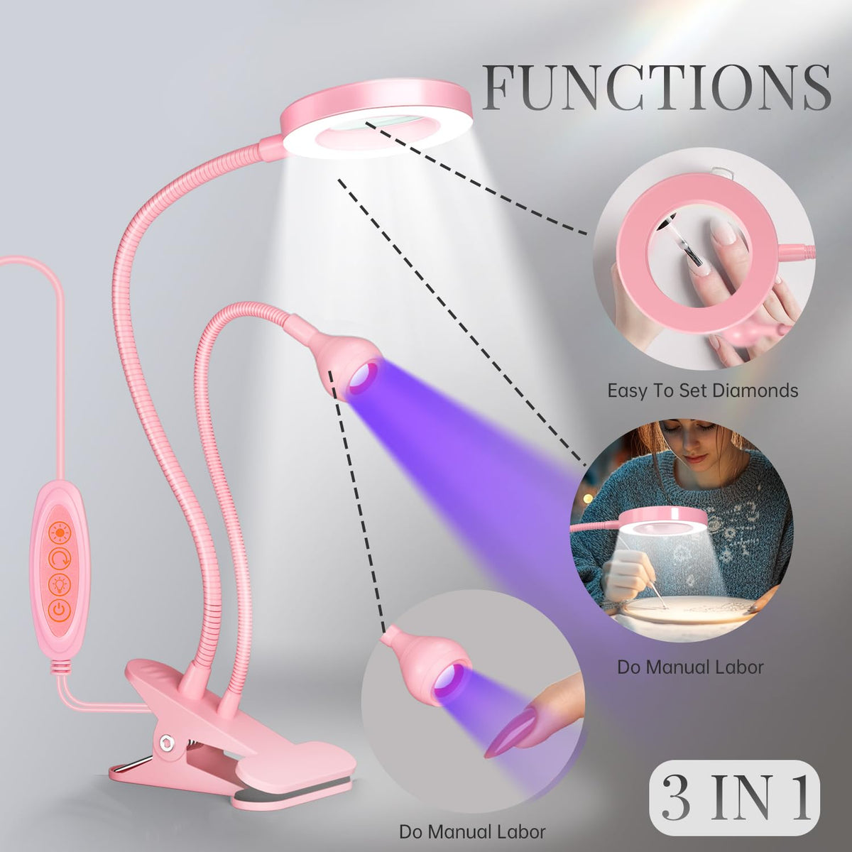 krofaue UV Nail Lamp ideal for DIY crafts
