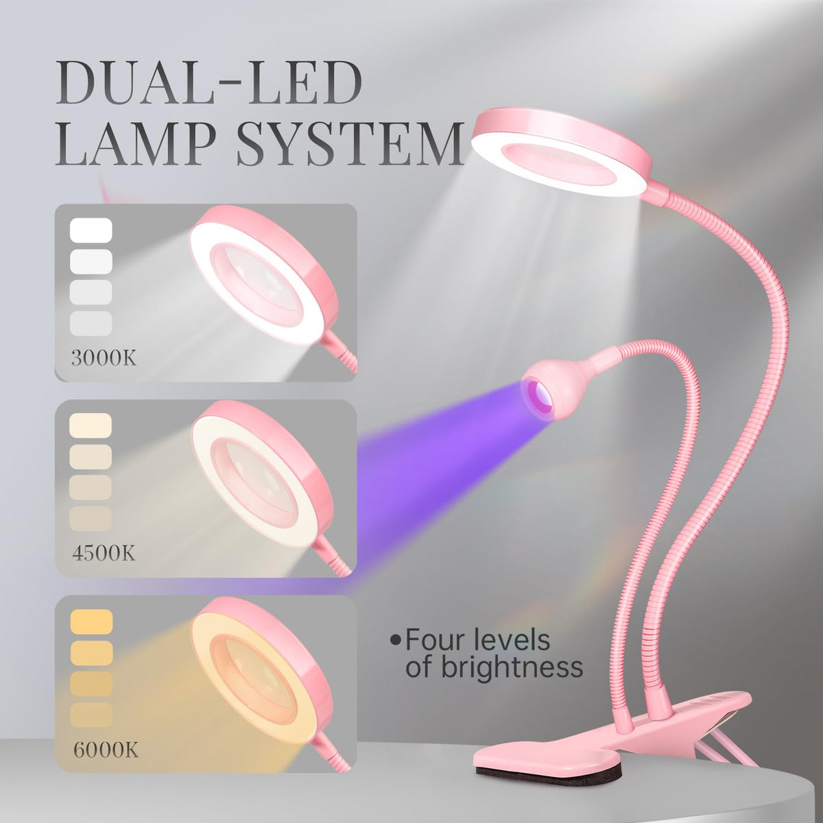 krofaue UV Nail Lamp in use for nail art