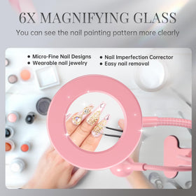 krofaue UV Nail Lamp with flexible gooseneck design