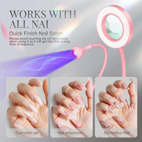 krofaue UV Nail Lamp with stable base