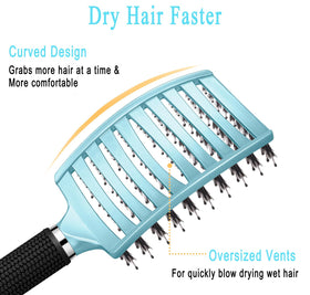 KTKUDY Detangling Brush being held by a child