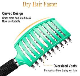 KTKUDY Detangling Brush being used by a child