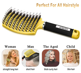 KTKUDY Detangling Brush on a bathroom counter