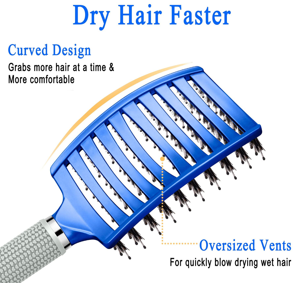 KTKUDY Detangling Brush packaging with product details