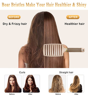 KTKUDY Detangling Brush showing ergonomic design and grip