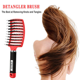 KTKUDY Detangling Brush showing lightweight construction
