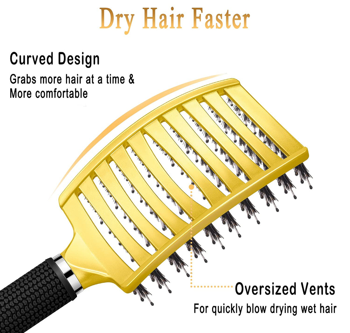 KTKUDY Detangling Brush with packaging