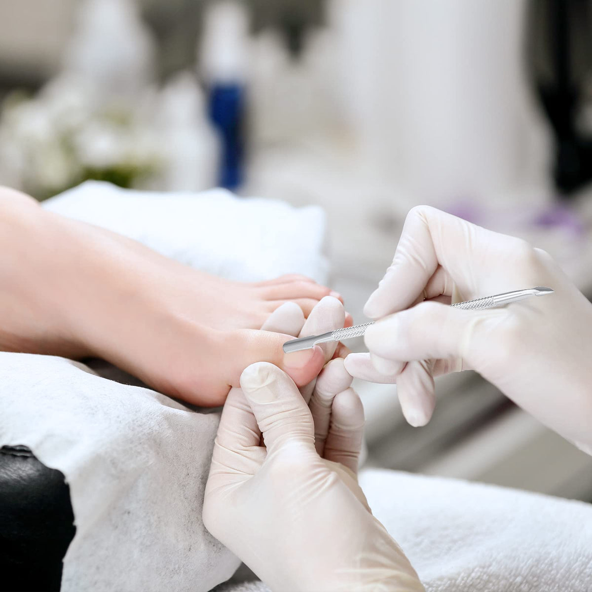 KuanStore 6-pack ingrown toenail tools with ergonomic design
