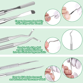 KuanStore ingrown toenail lifters in a compact case