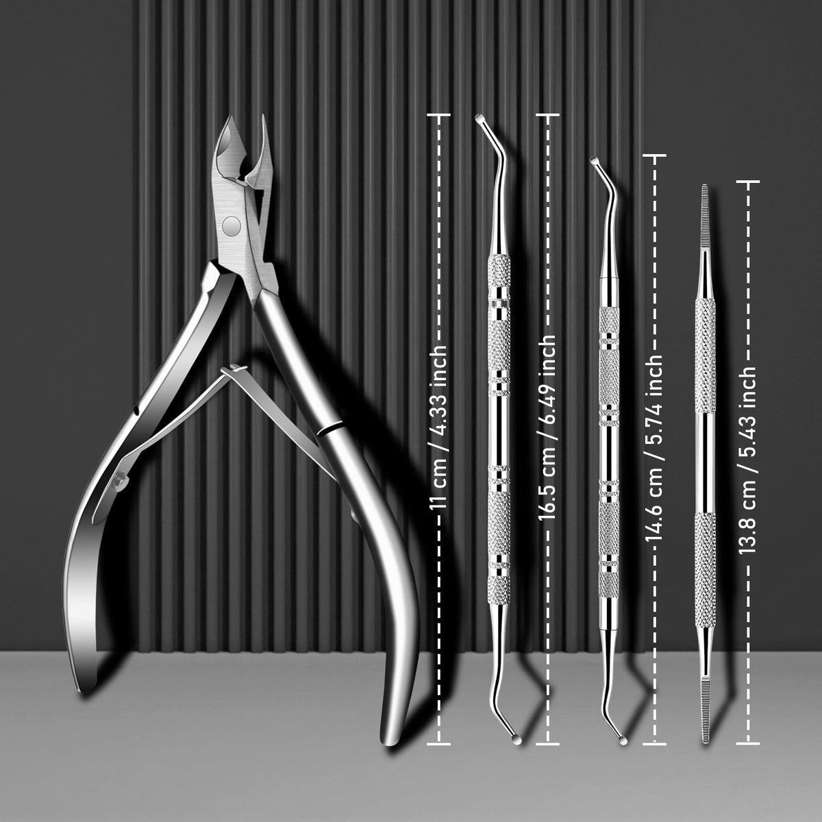 KuanStore Ingrown Toenail Tool Kit displayed on a countertop