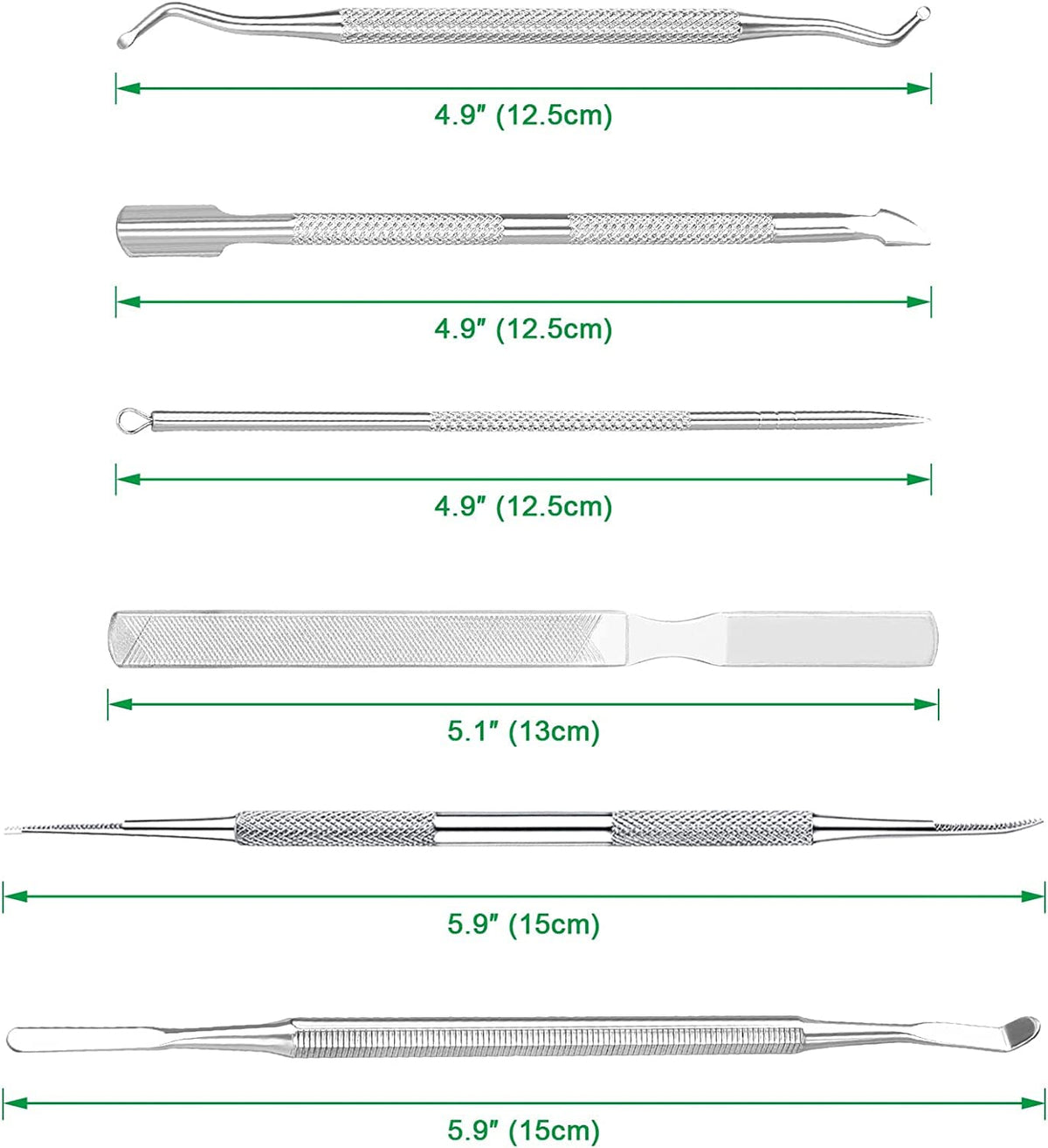 KuanStore stainless steel ingrown toenail tools close-up