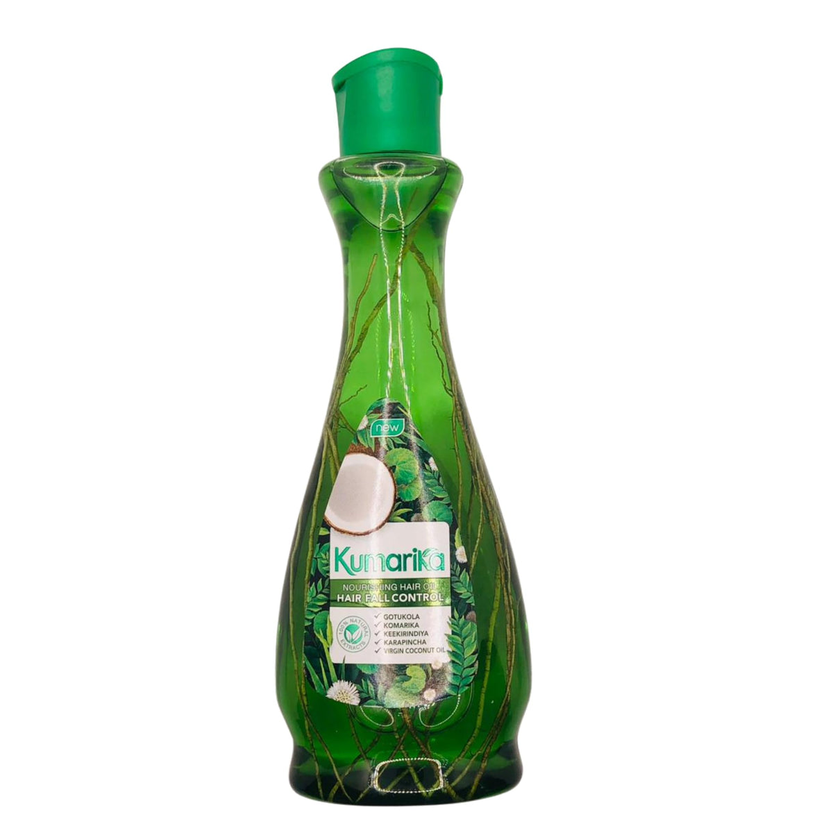 Kumarika Hair Oil 200ML front view with herbal ingredients