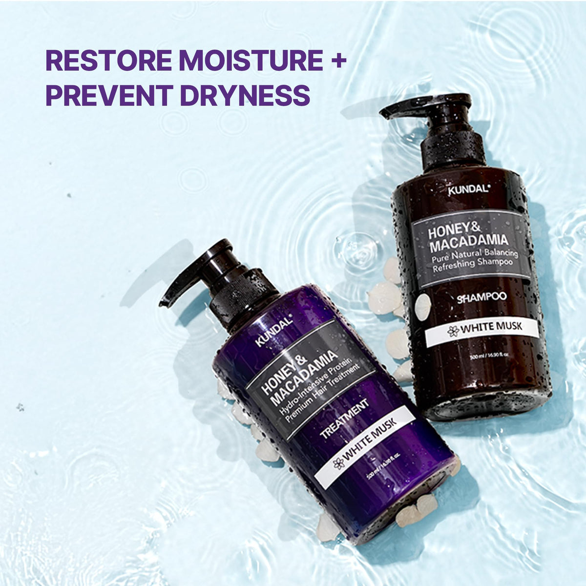 KUNDAL Conditioner bottle showcasing its nourishing formula