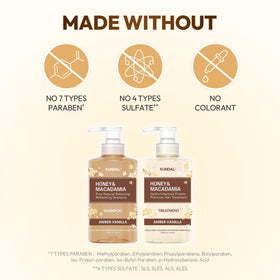 KUNDAL Korean Shampoo and Conditioner Set packaging