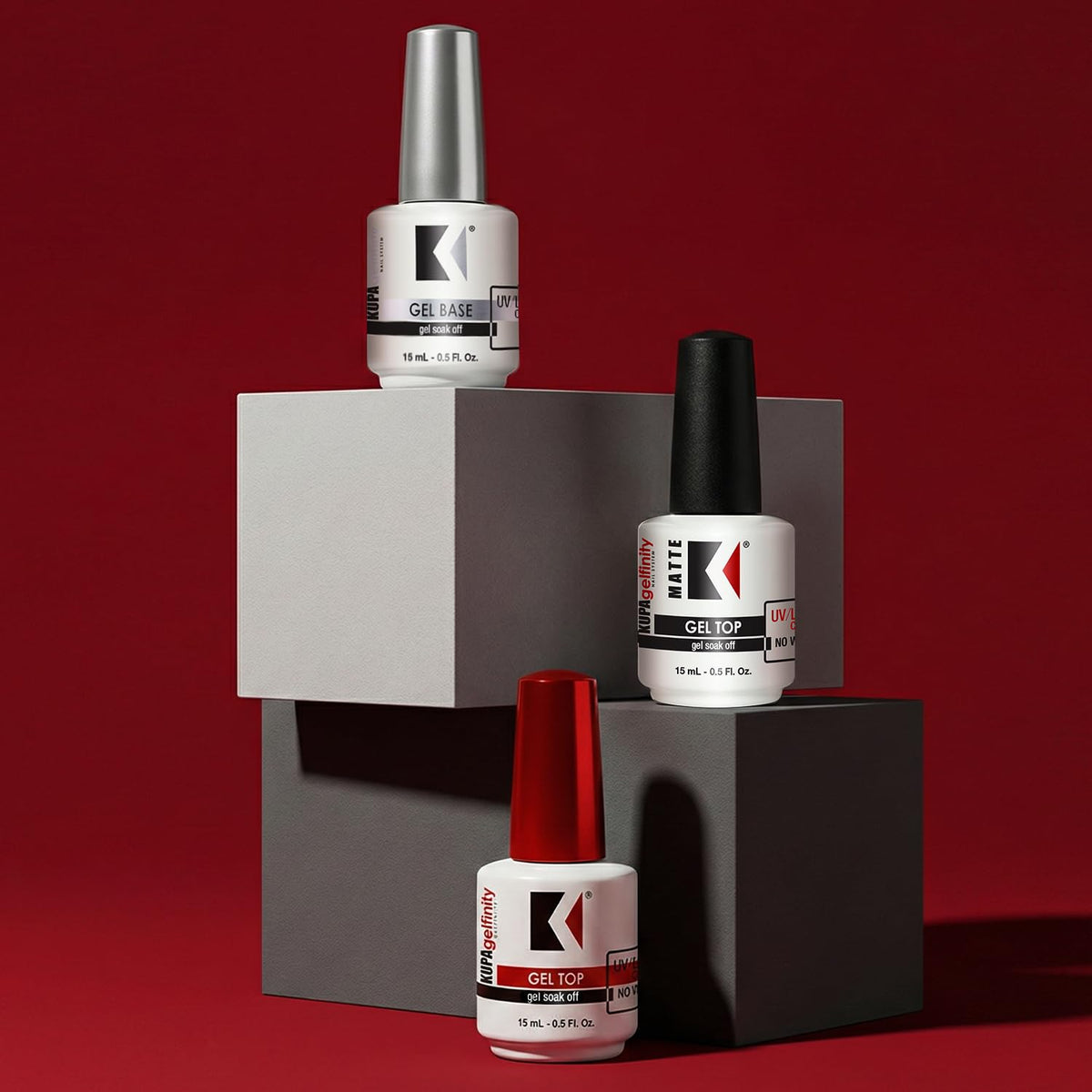 KUPA Gelfinity Duo Set showing matte finish option