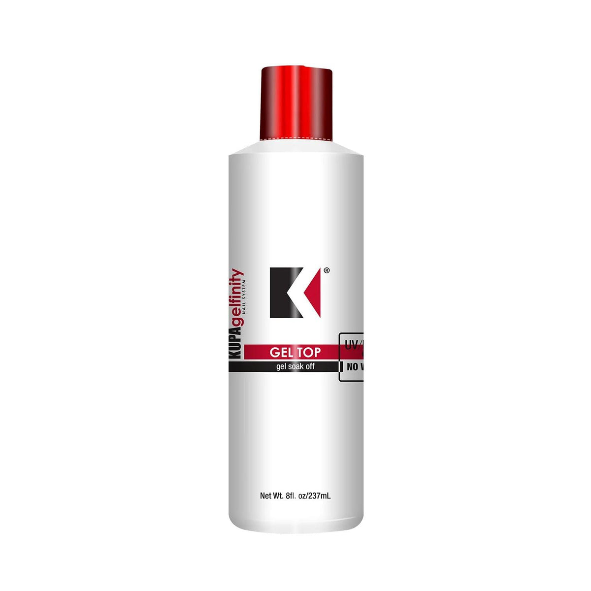 KUPA GelFinity Soak Off Gel Top Coat 8oz front view