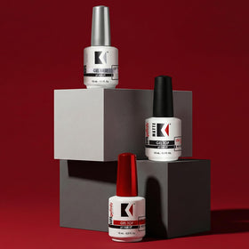 KUPA GelFinity top coat with UV lamp setup