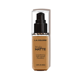 L.A. COLORS Truly Matte Foundation Cafe CLM360 back view