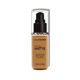 L.A. COLORS Truly Matte Foundation Cafe CLM360 front view