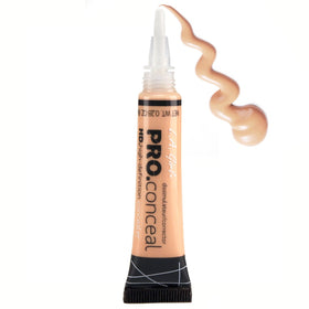 L.A. Girl HD Pro Conceal Light Ivory 3 pack displayed on a makeup table