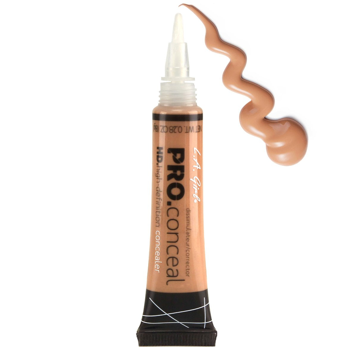 L.A. Girl HD Pro Conceal Warm Honey swatch on skin
