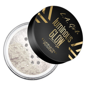 L.A. Girl Illuminating Glow Powder 24K on skin swatch