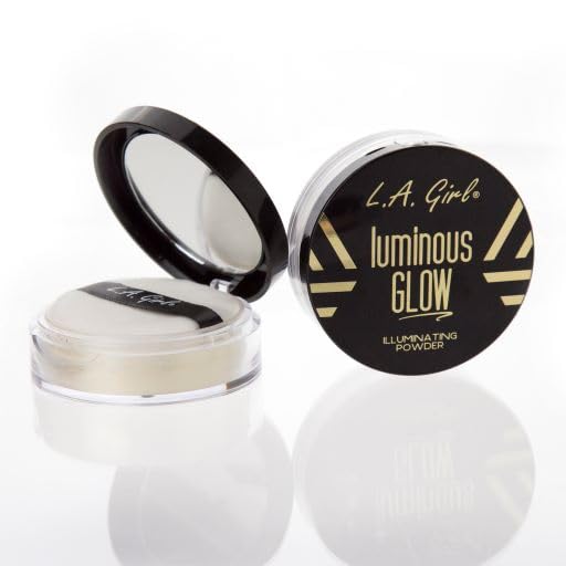 L.A. Girl Illuminating Glow Powder 24K packaging side view