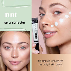 L.A. Girl Mint Corrector packaging with product details