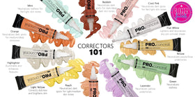 L.A. Girl Mint Corrector swatch on fair skin