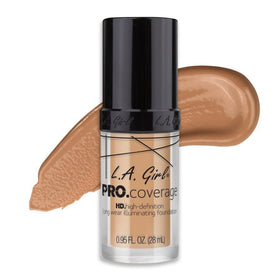 L.A. Girl Pro Coverage Liquid Foundation bottle with cap
