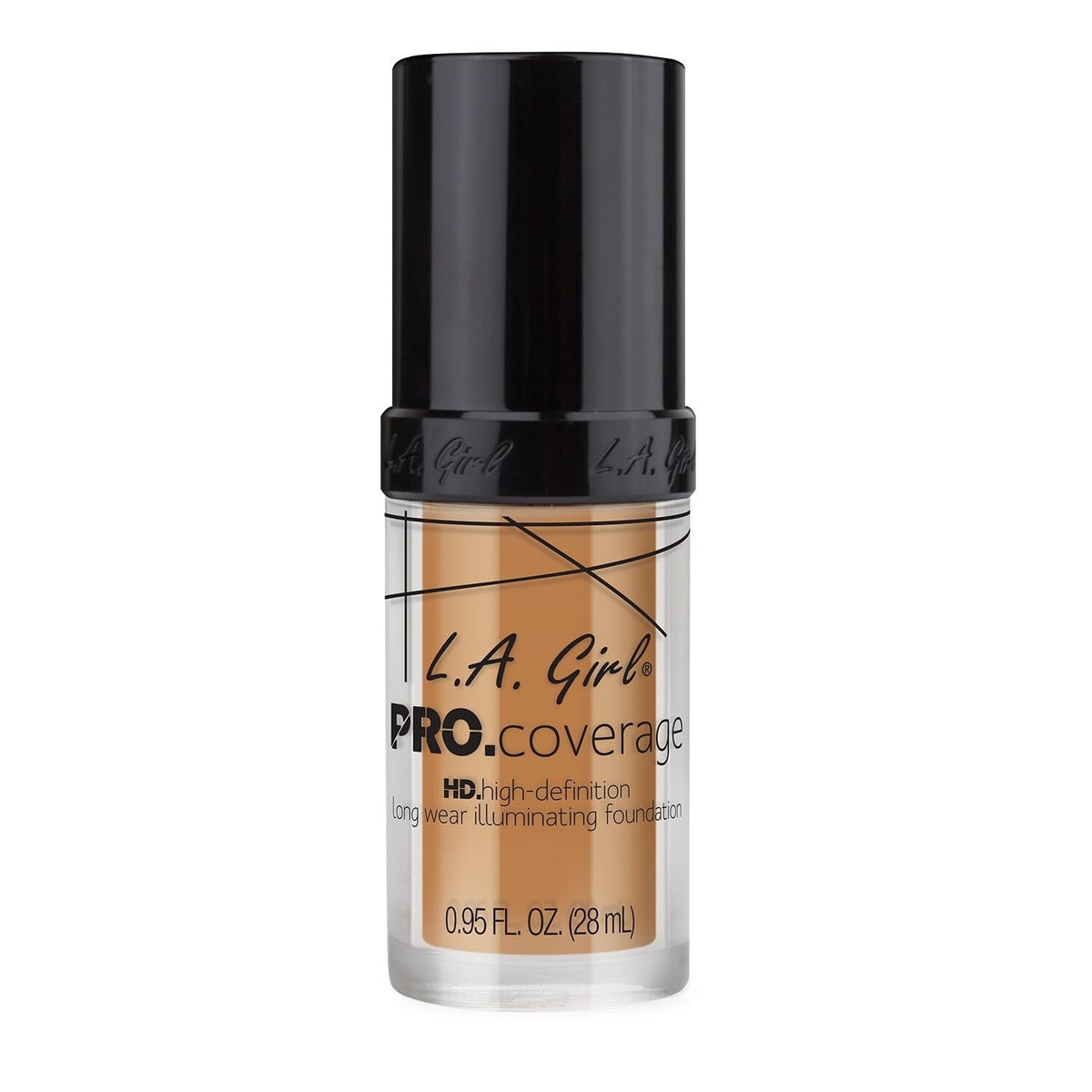 L.A. Girl Pro Coverage Liquid Foundation, Nude Beige with applicator