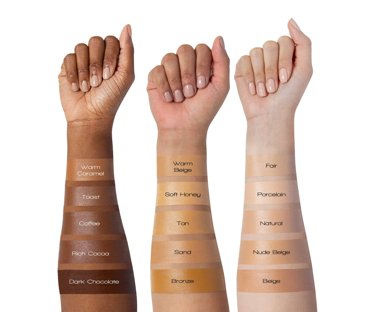 L.A. Girl Pro Coverage Liquid Foundation on a makeup vanity