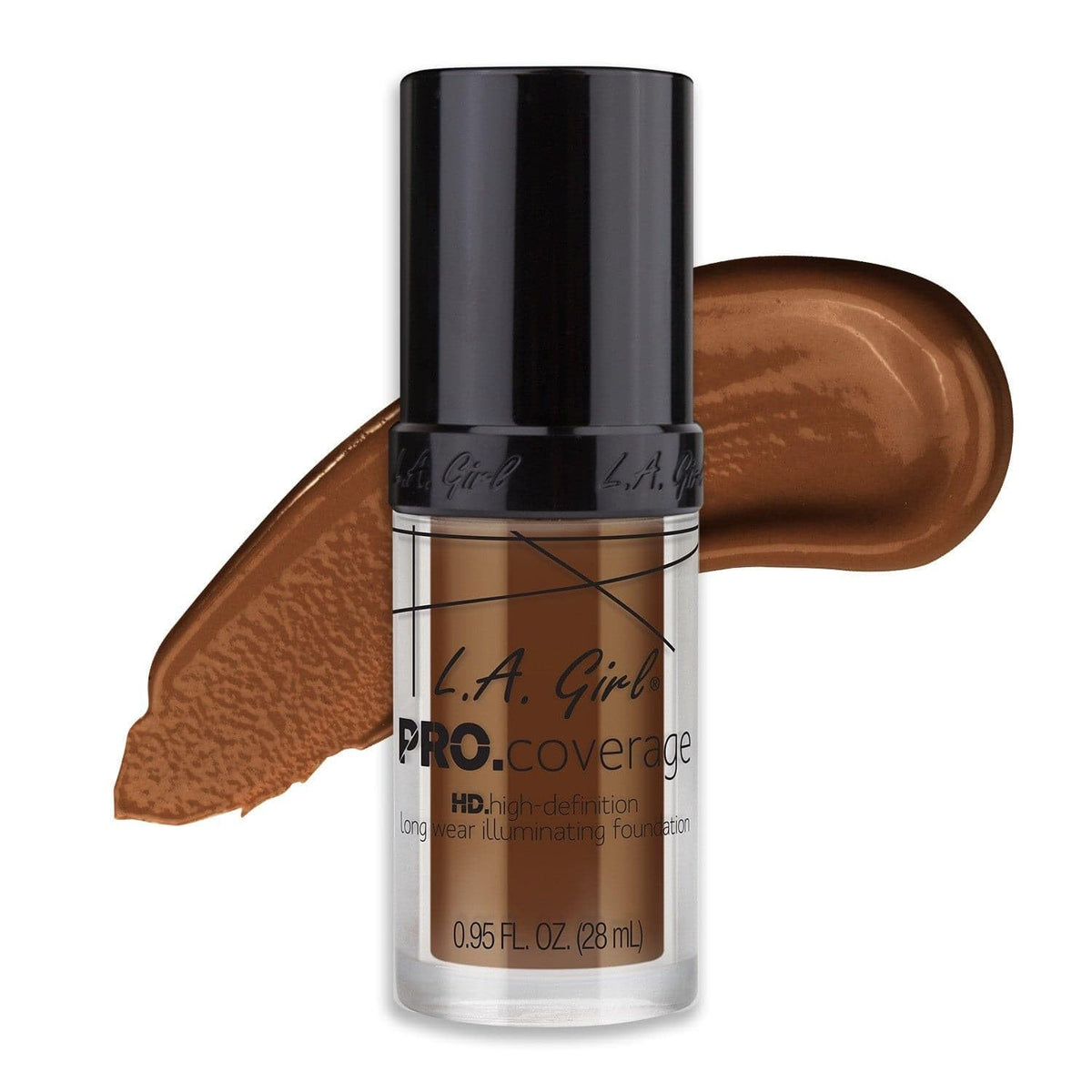 L.A. Girl Pro Coverage Liquid Foundation Rich Cocoa front view
