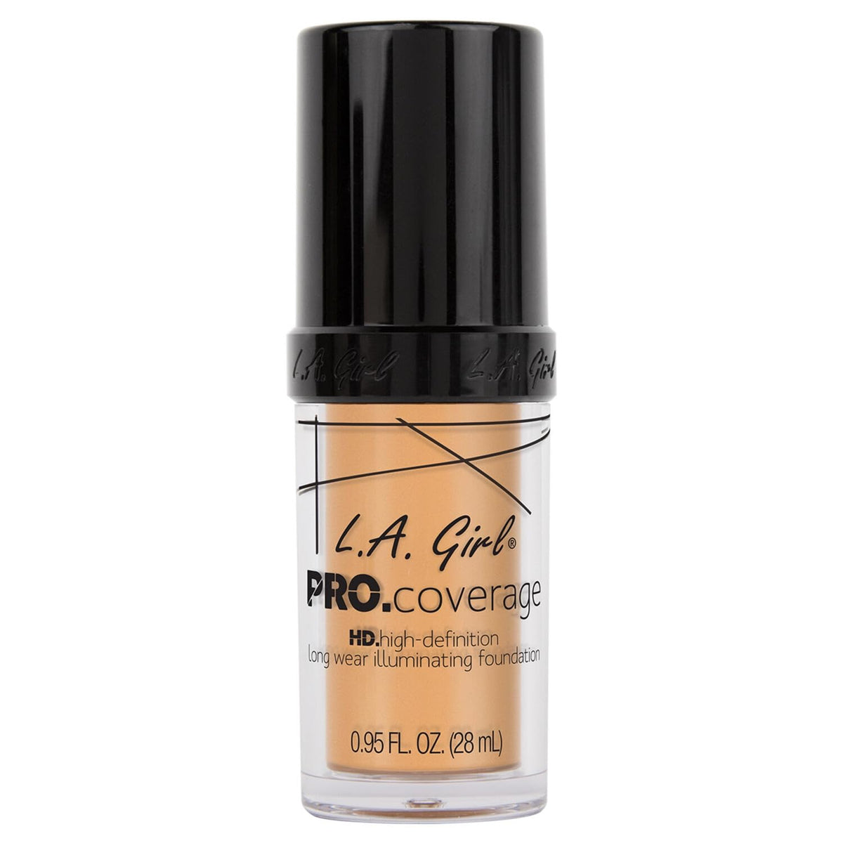 L.A. Girl Pro Coverage Liquid Foundation swatch on skin