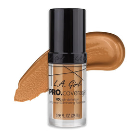 L.A. Girl Pro Coverage Liquid Foundation Warm Beige back view