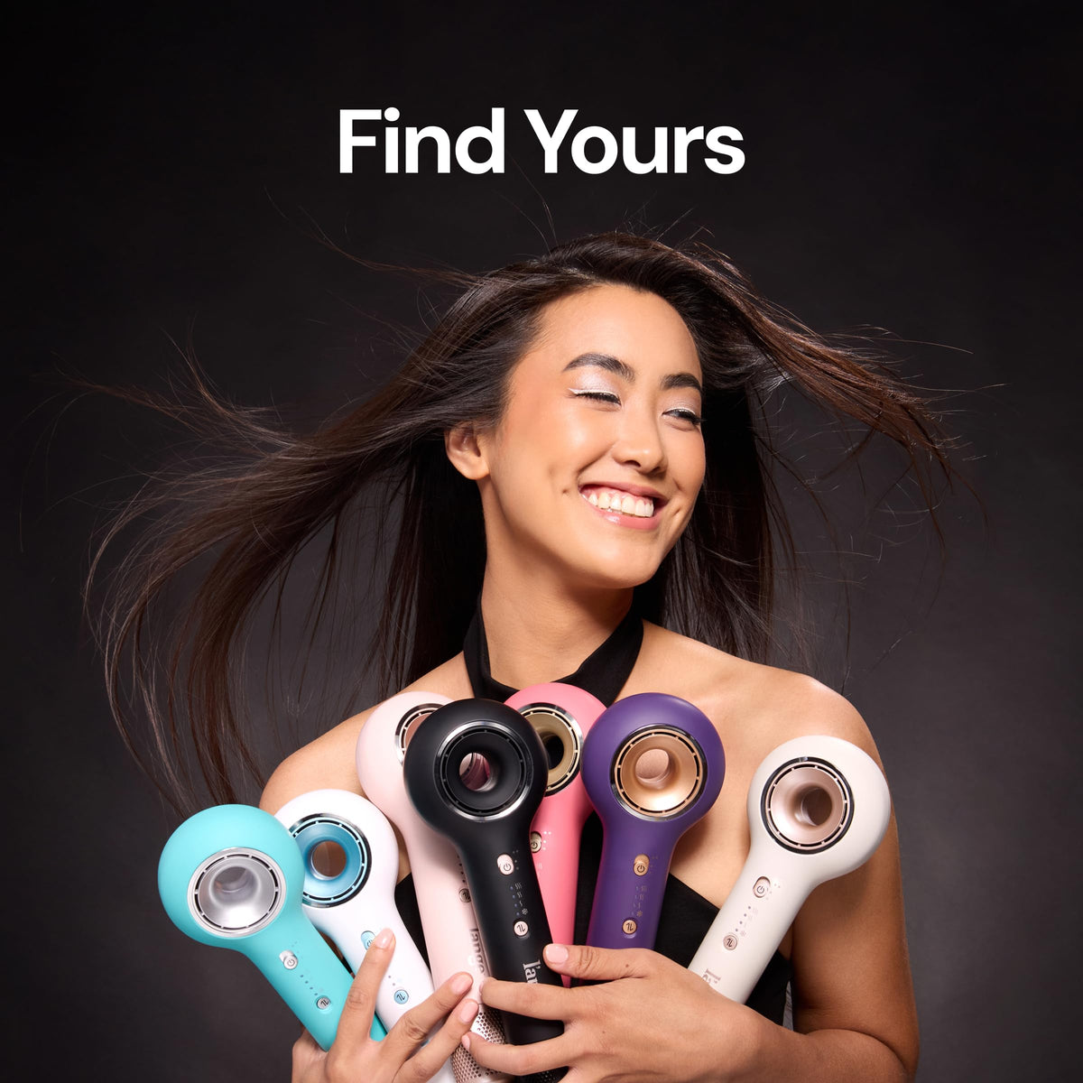 L'ANGE HAIR Axia HaloRing Ionic Hair Dryer back view