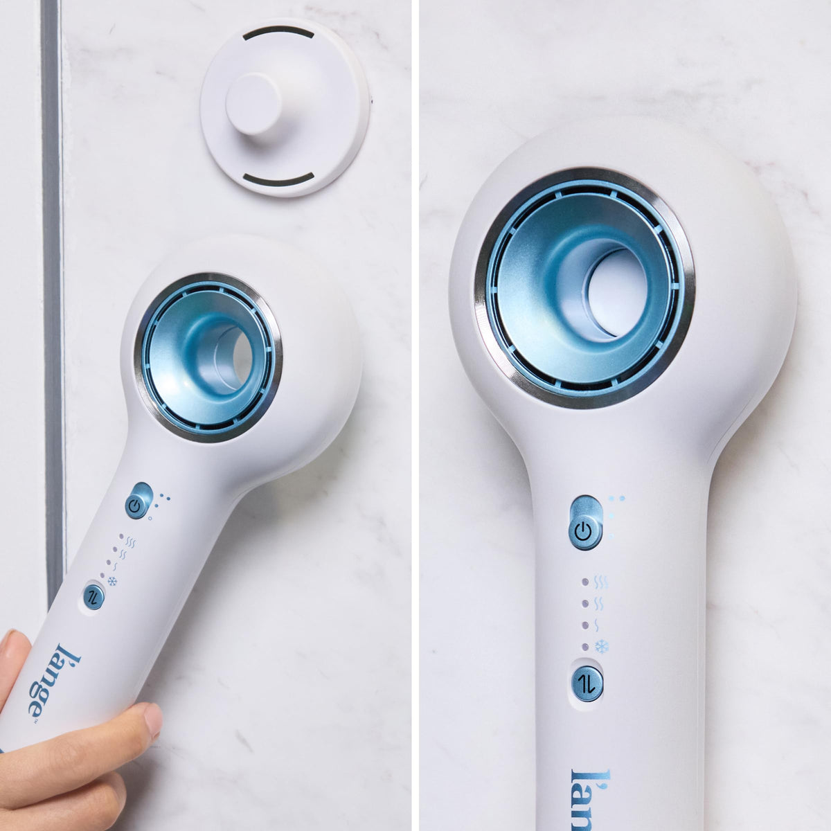L'ANGE HAIR Axia HaloRing Ionic Hair Dryer in a vibrant colour selection